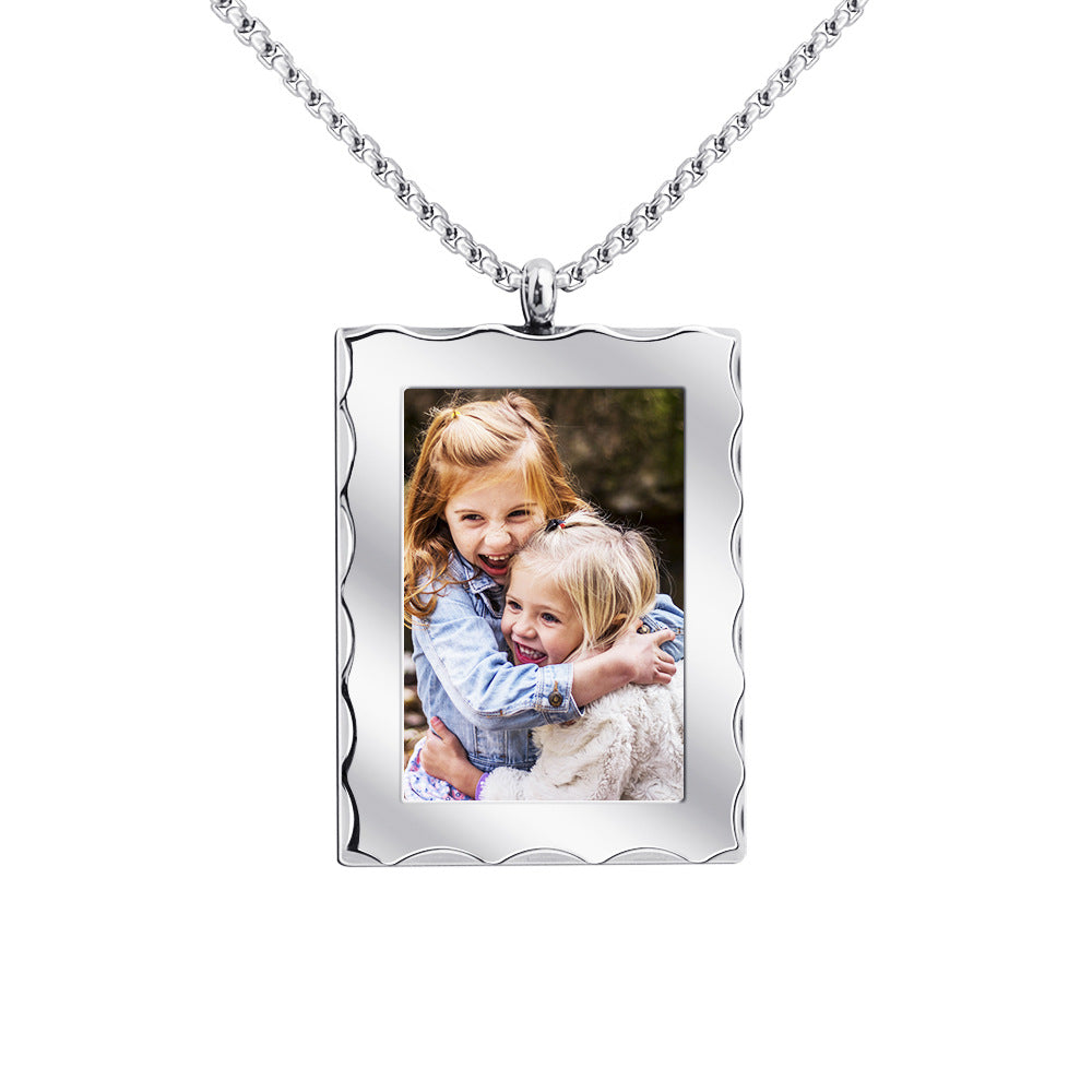 Personalisiertes Geschenk Kundenspezifische Foto-Halskette