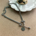 Lock Necklace Neck Chain Clavicle Chain