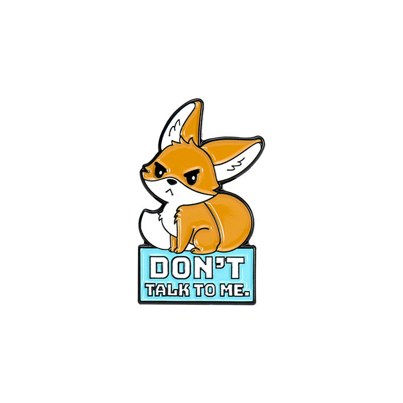 Broche de joyería de la serie de animales lindos creativos de dibujos animados