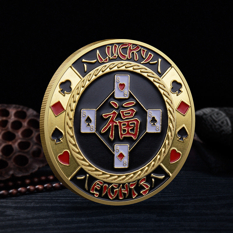 Las Vegas Pokerchips Glückspressmünzen