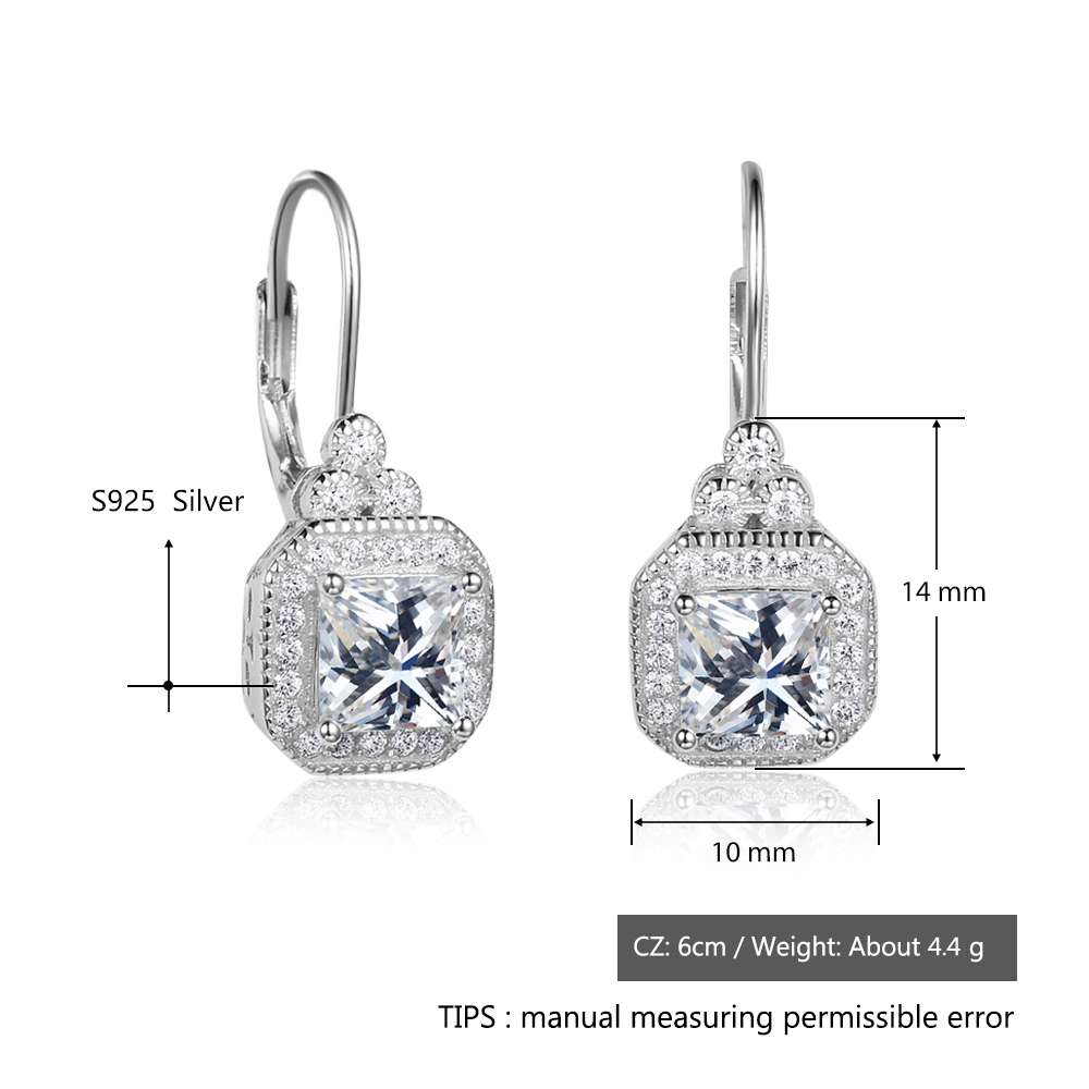Ohrringe aus Sterlingsilber 925 mit Strass
