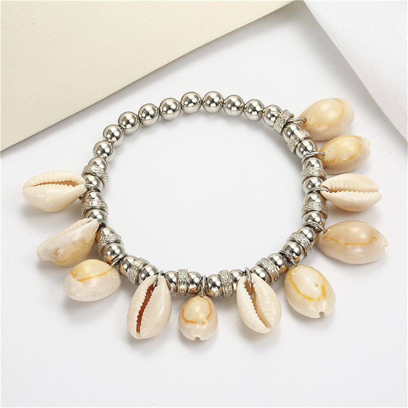 New Alloy Shell Feet Chain