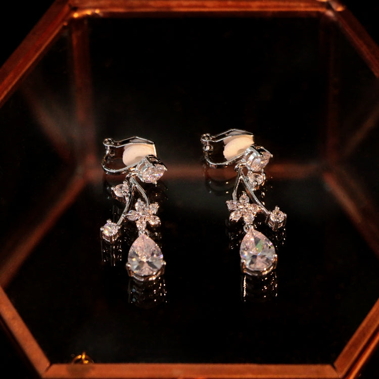 Ohrringe Brautknoten Hochzeitsschmuck Bankettkleid Schmuck