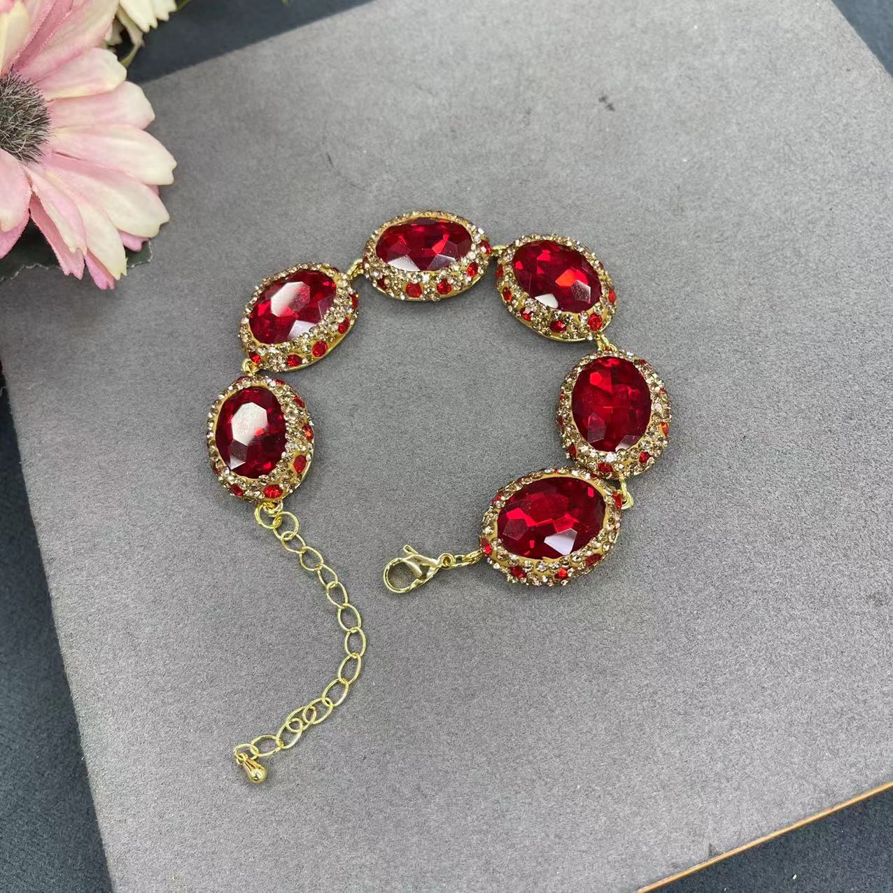 Crystal Bracelet Fashion Trending Inlaid With Full Diamond