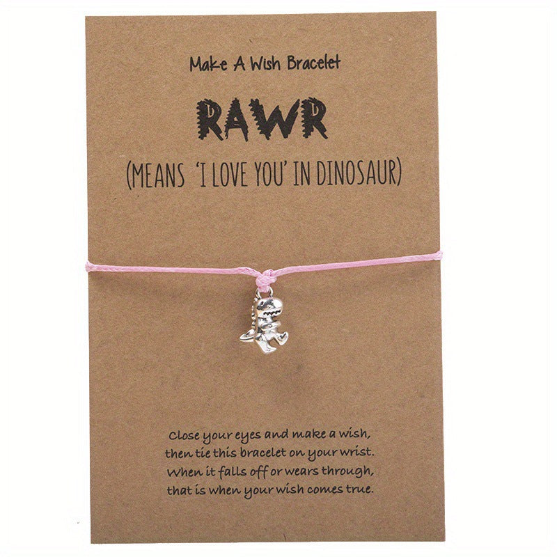 Luminous Letters Hand-woven Adjustable Bracelet Suit