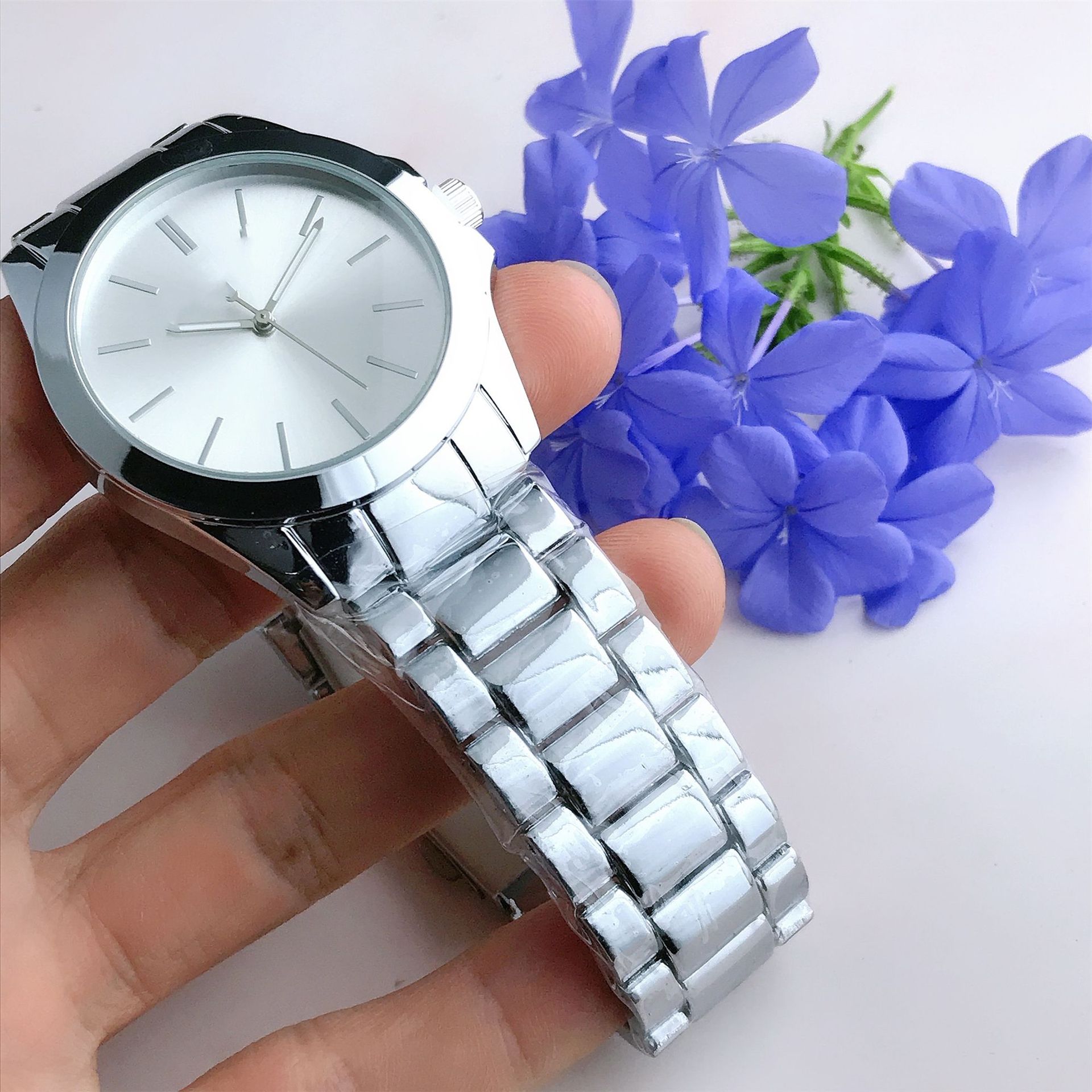 Lässige Eleganz und Kreativität Quarzuhr Herren und Damen passender Stil koreanisch schlicht