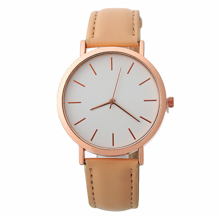Relojes de mujer de cuarzo estilo simple de moda Relojes de pulsera Reloj de vestir para mujer