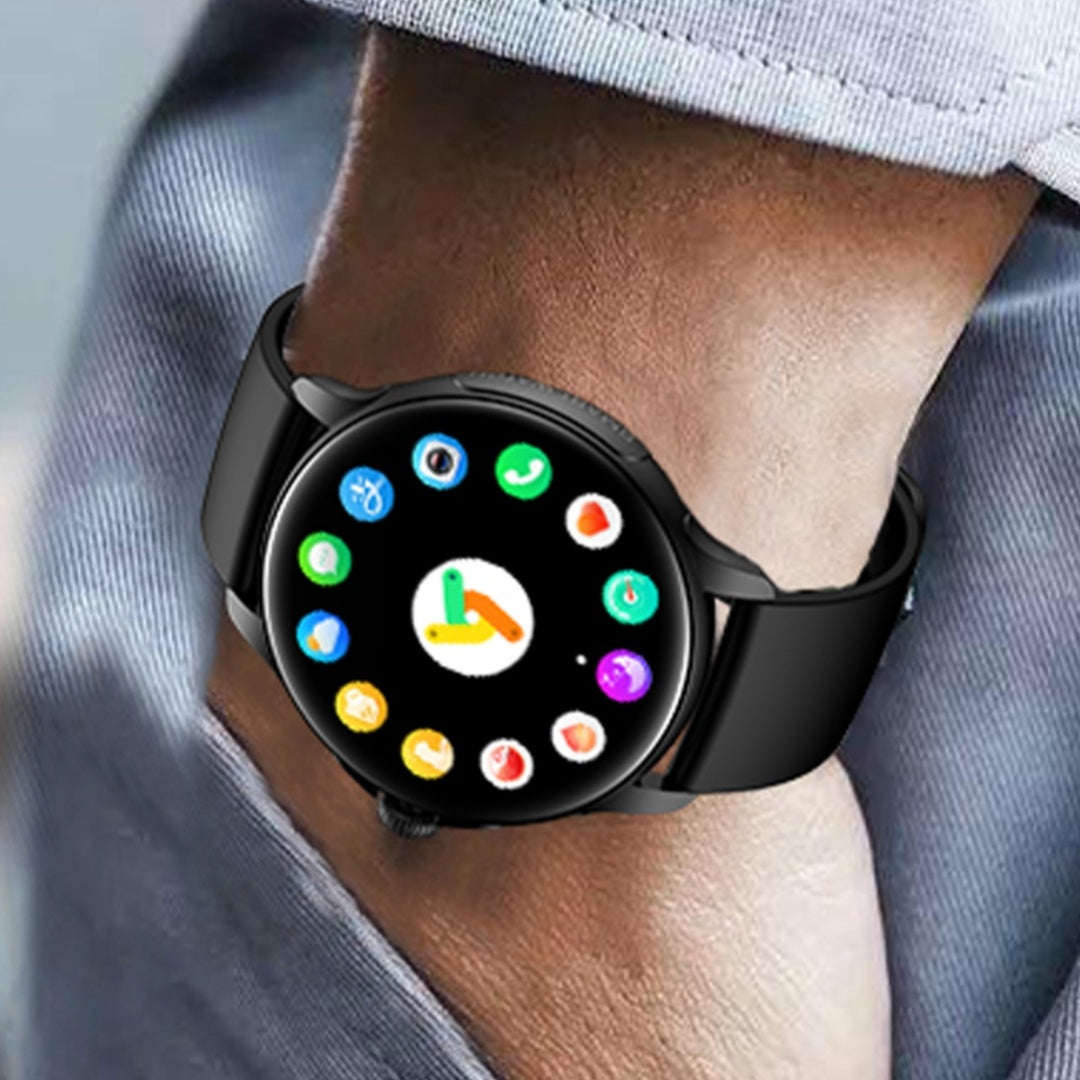 Smart Call Bluetooth HK49 Schlaf-Herzfrequenz-Blutzuckerüberwachung Wasserdichte Sportuhr