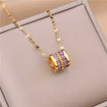 18K Titanium Steel Ladies Clavicle Chain Jewelry