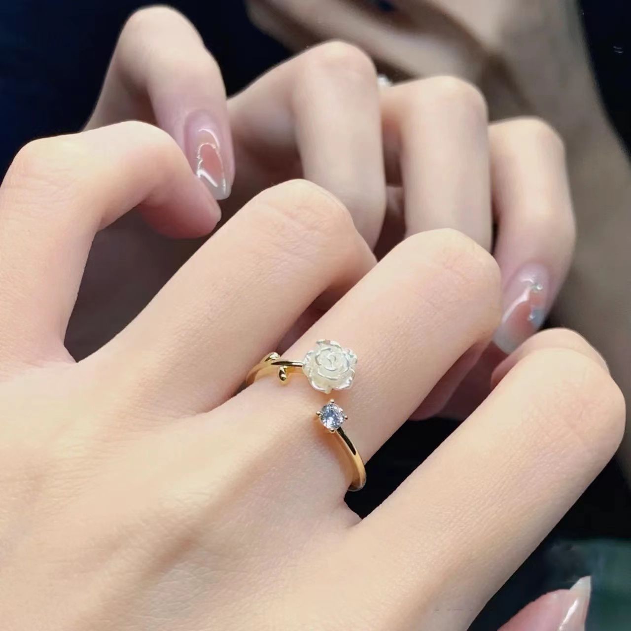 Damen modischer Zeigefingerring