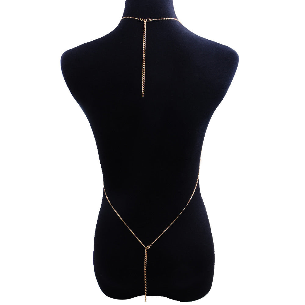 Moda Sexy Cadena de Pecho Cadena Corporal Cadena de Bikini