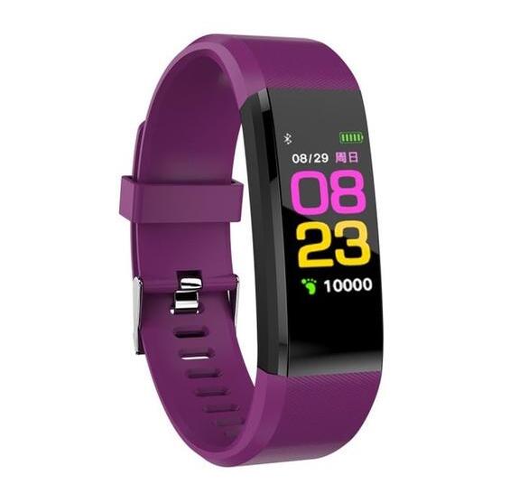 Pulsera Inteligente con Bluetooth Monitor de Ritmo Cardíaco Reloj Rastreador de Actividad Física