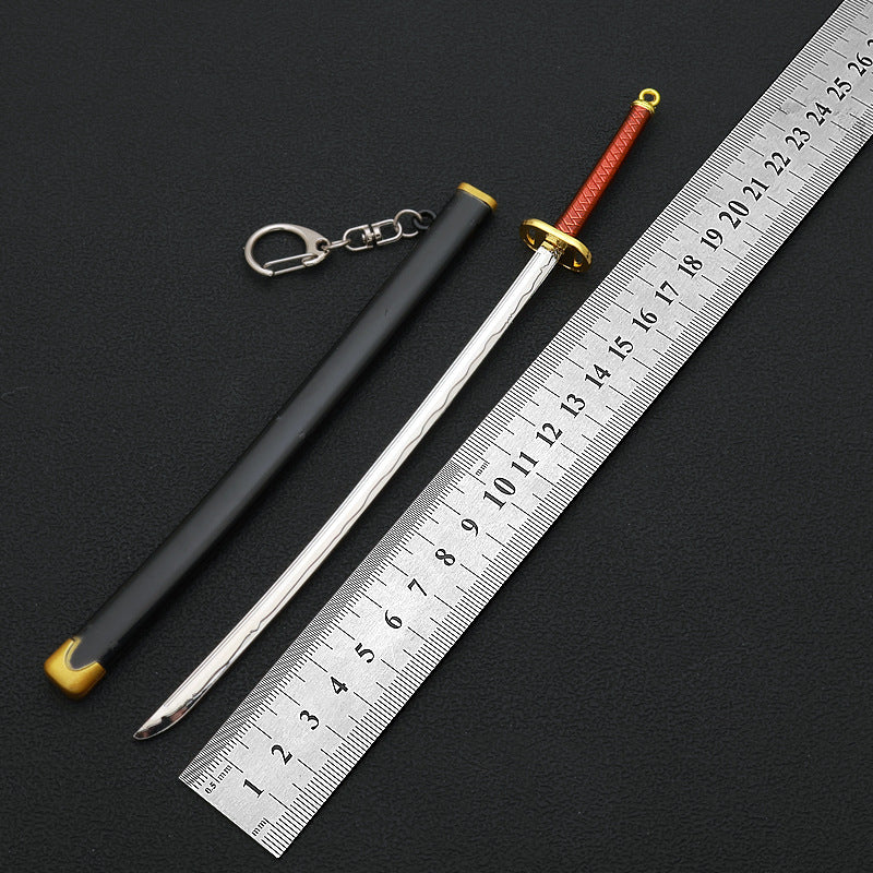 Modelo de arma B Hueso Preocupa Esposa Cuchillo 22CM Adornos Artesanales Totalmente Metálicos