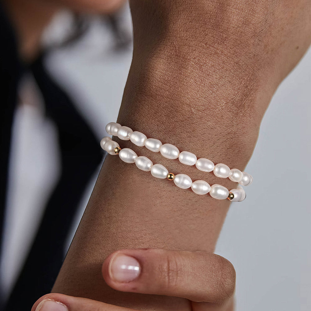 Neues einfaches Perlenarmband
