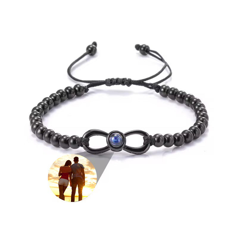 Grateful Christmas Gift Unlimited Love Number 8 Projection Bracelet