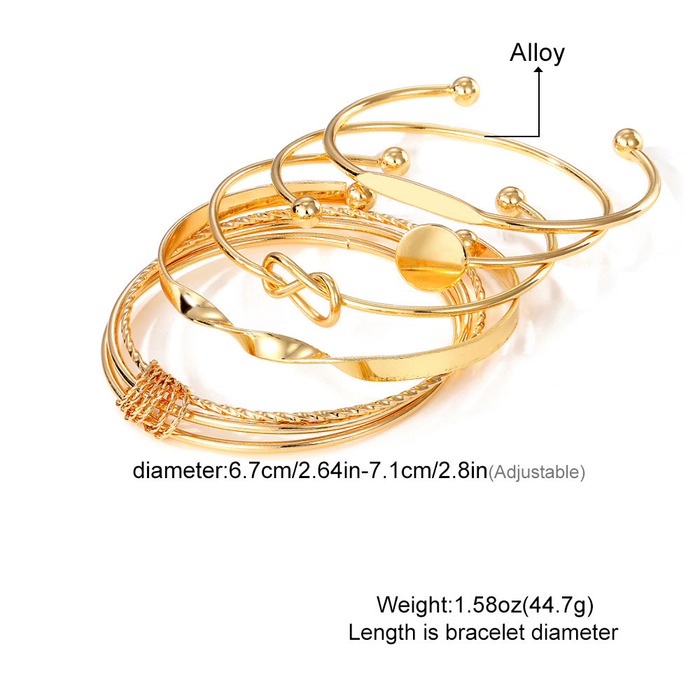 Retro-Kettenarmband im schlichten Design