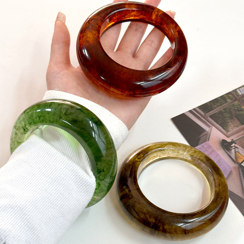 Harz Rund Geometrisch Unregelmäßiges Armband