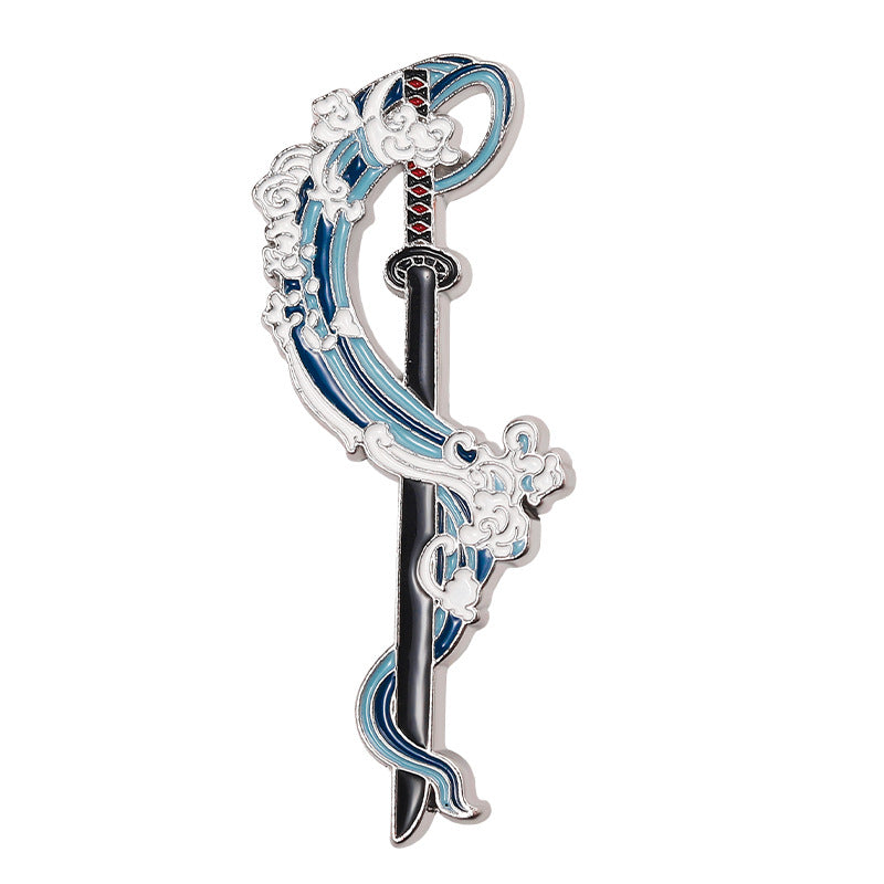 Broche liso de accesorios para ropa de armas