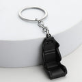Llavero de asiento, creativo, de metal, para coche