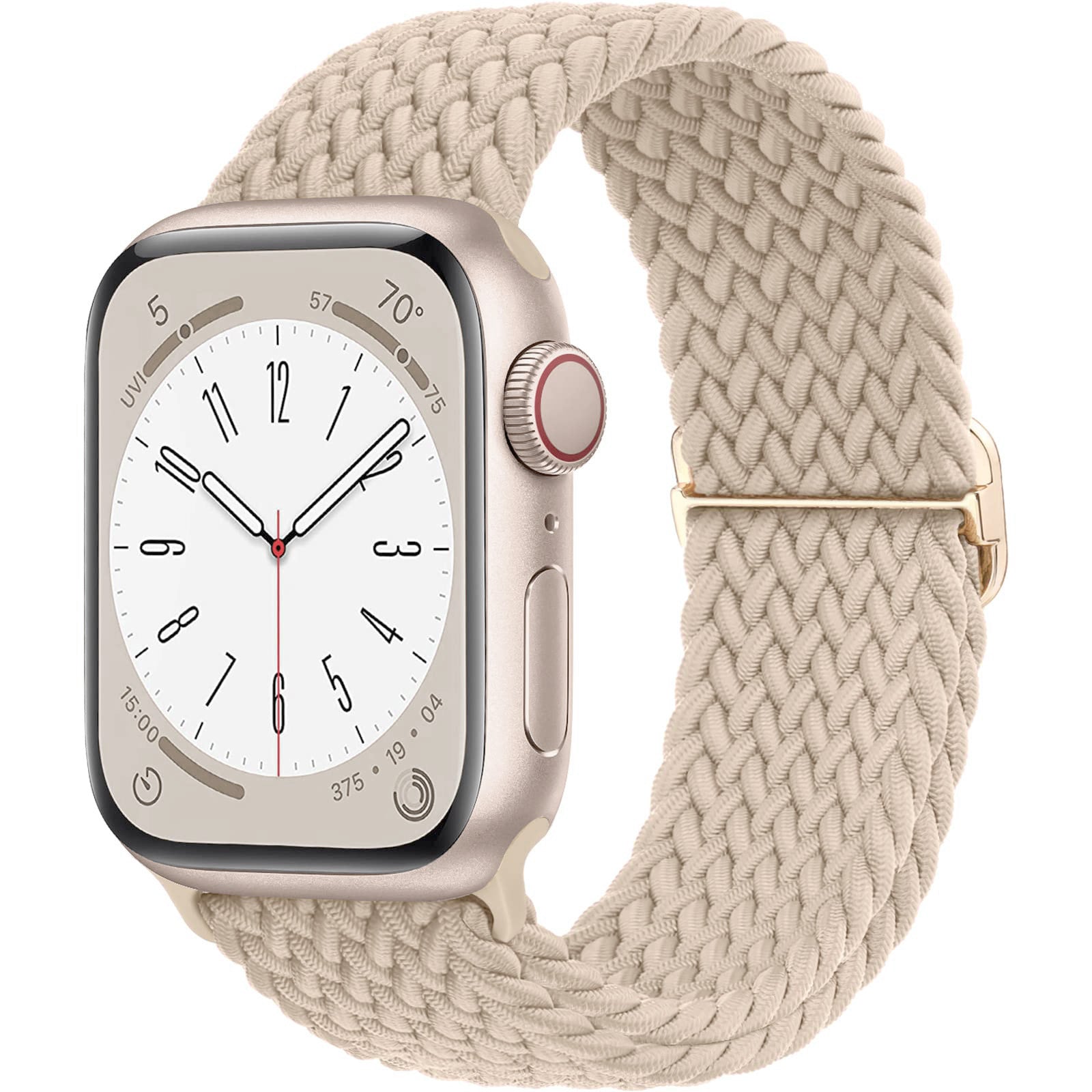 Correa de reloj ajustable de nailon trenzado