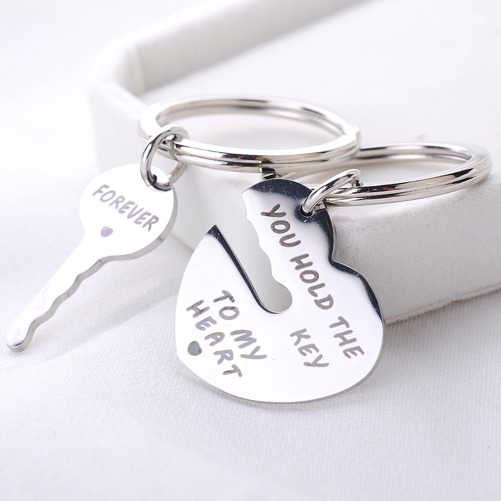 Popular Heart-shaped Keychain Set Keychain