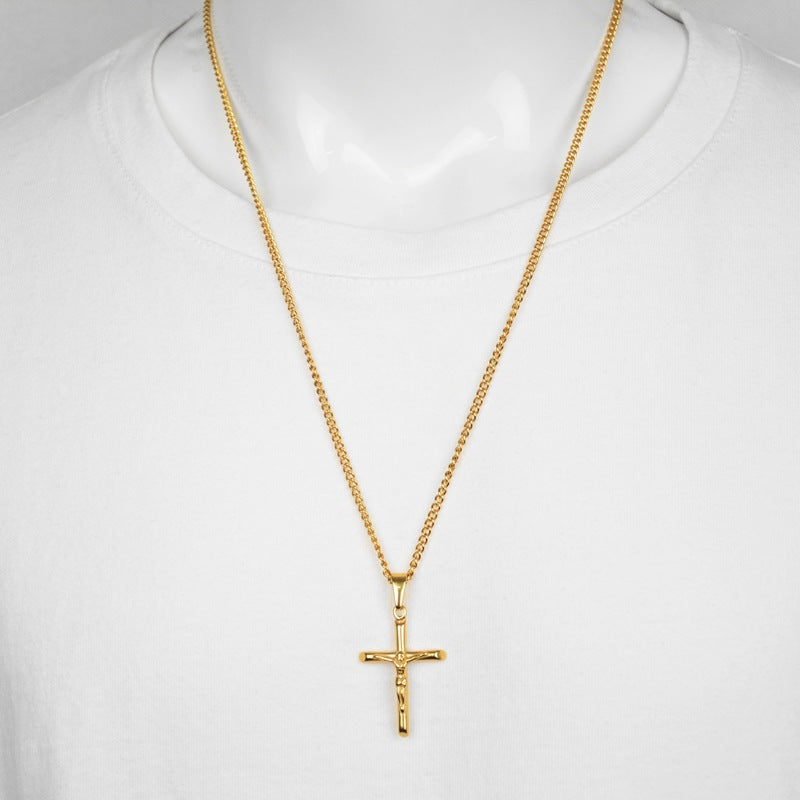 Kreuz-Halskette für Herren und Damen