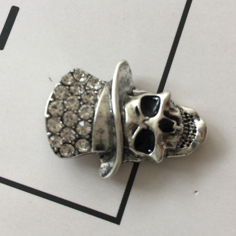 Halloween Totenkopf Brosche Punk-Stil