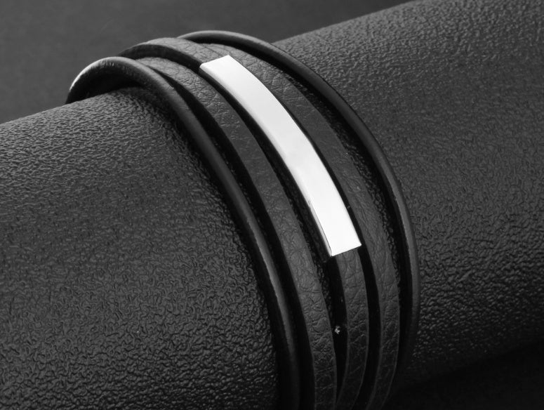 Armbänder aus echtem Leder für Herren