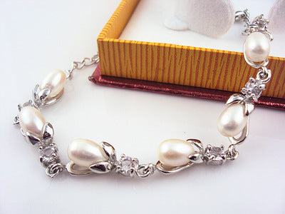 Pulsera de perlas joyería de perlas pulsera