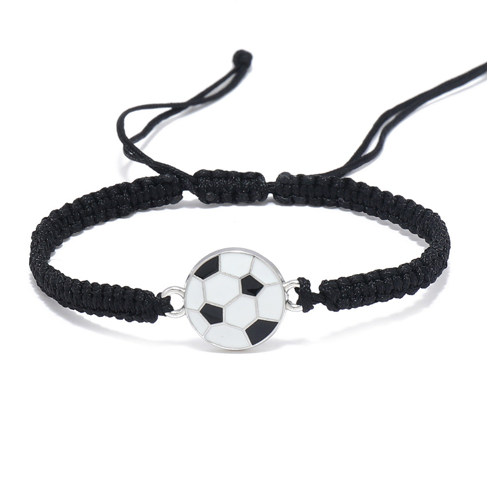 Pulseras Deportivas Trenzadas, Accesorios Deportivos Ajustables, Joyería de Béisbol, Voleibol, Baloncesto, Fútbol Americano y Soccer Para Aficionados, Ideales Para Regalos de Cumpleaños o Halloween