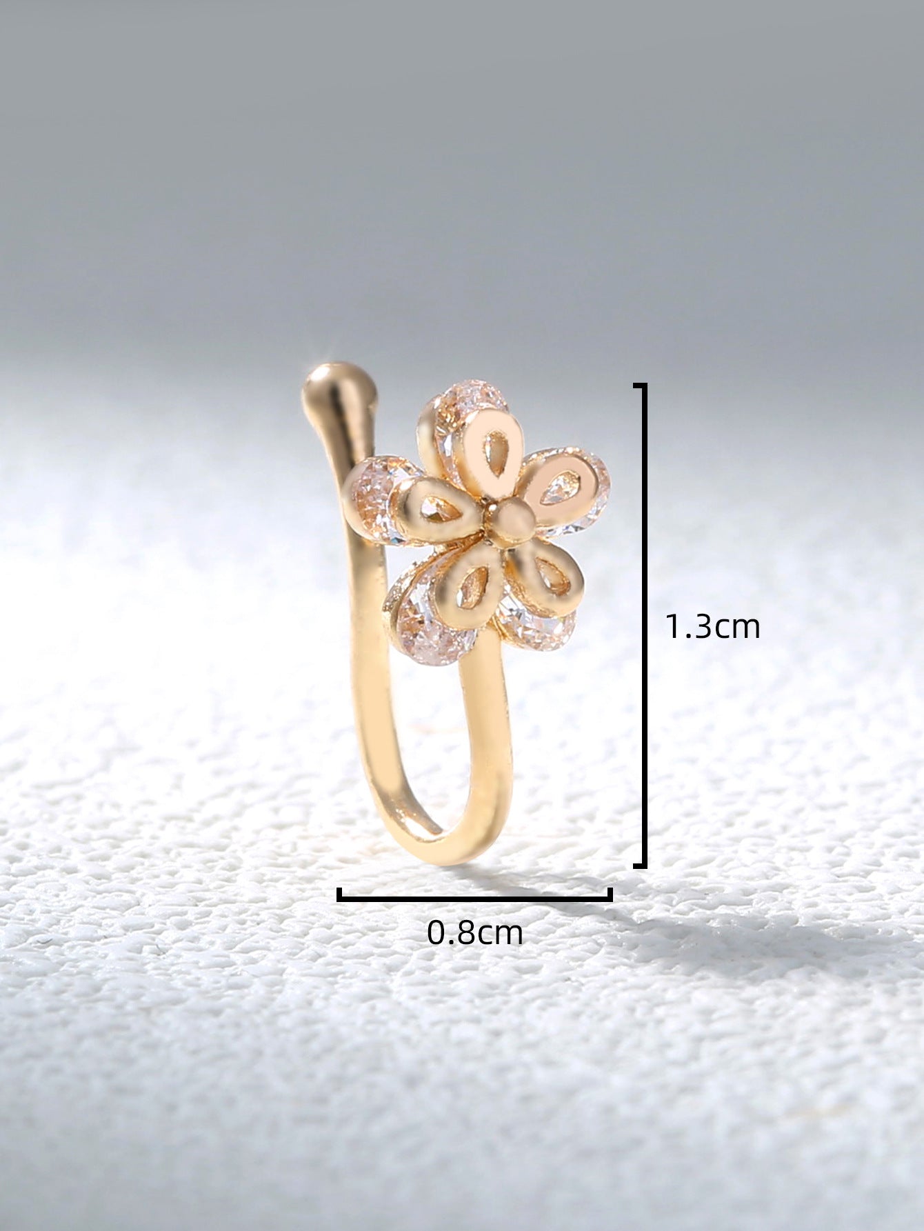 Anillos de nariz pequeños para mujer para perforaciones