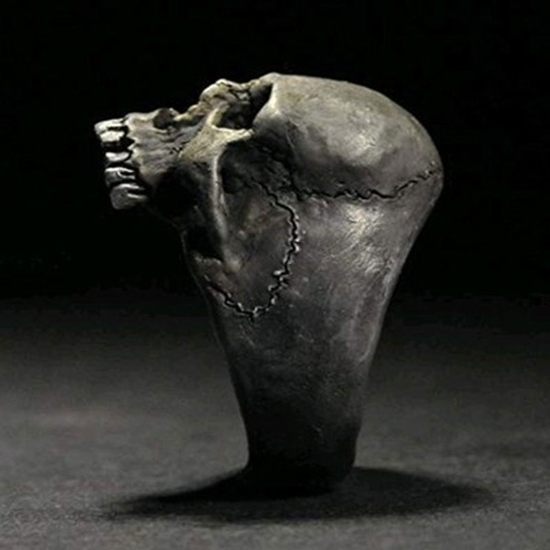 Totenkopfring Herren Rock Gothic Punk