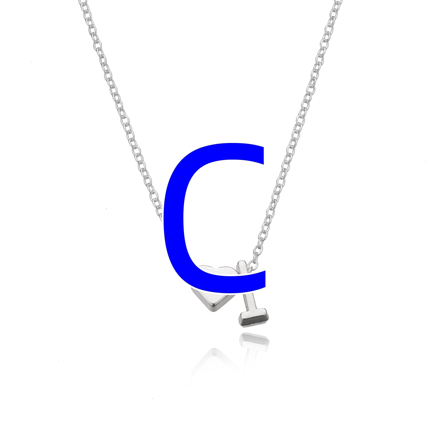 Fashion Exquisite Initial Gold And Silver Clavicle Chain