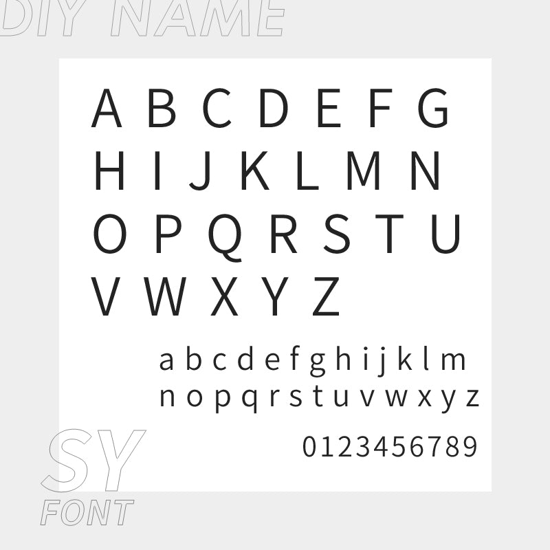Tobillera personalizada de acero inoxidable 316L con letras del alfabeto inglés