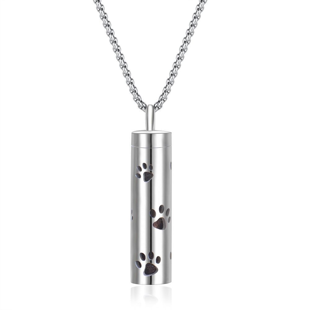 316L Stainless Steel Aromatic Perfume Oil Essential Oil Diffuser Pendant Necklace