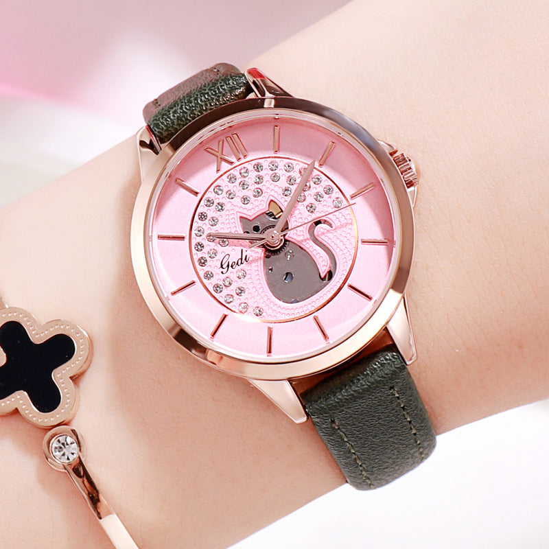 Reloj de pulsera de cuarzo para niña