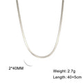 Beliebter Schlangenknochen-Edelstahl-Choker