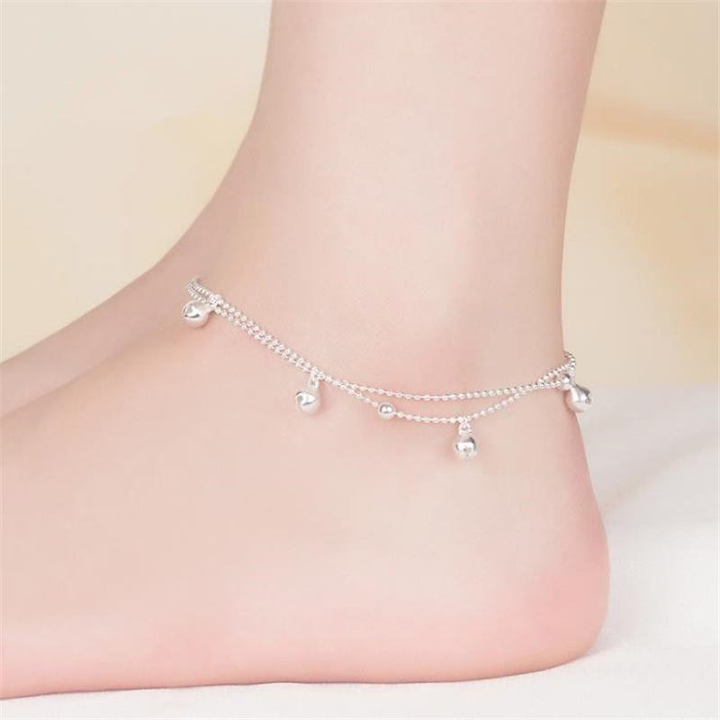 Silber plattierte Glocken-Fußkette Design Freundin Fußkette