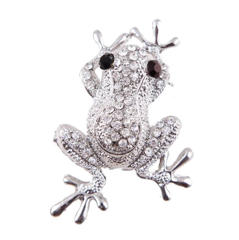 Koreanische Mode Diamant Tier FROGPRINCE Brosche Damen Corsage