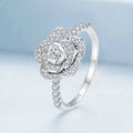 Eingelegter Zirkon Rose Ehering Fortschrittlicher Luxusstil Armband