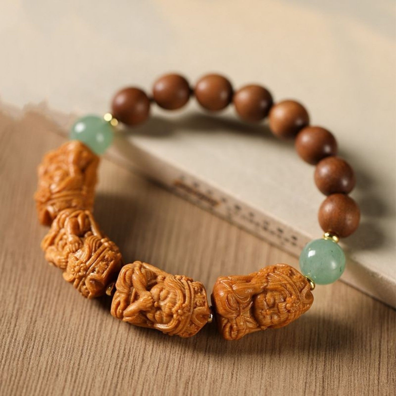 Cartoon Cute Four No Buddha Single Loop Bracelet