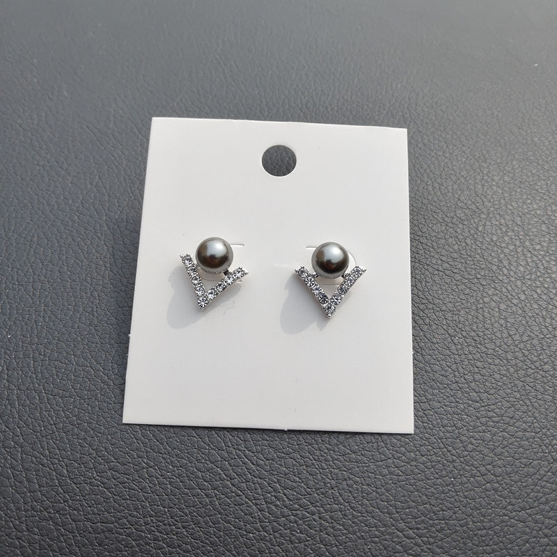 Pendientes triangulares en forma de V