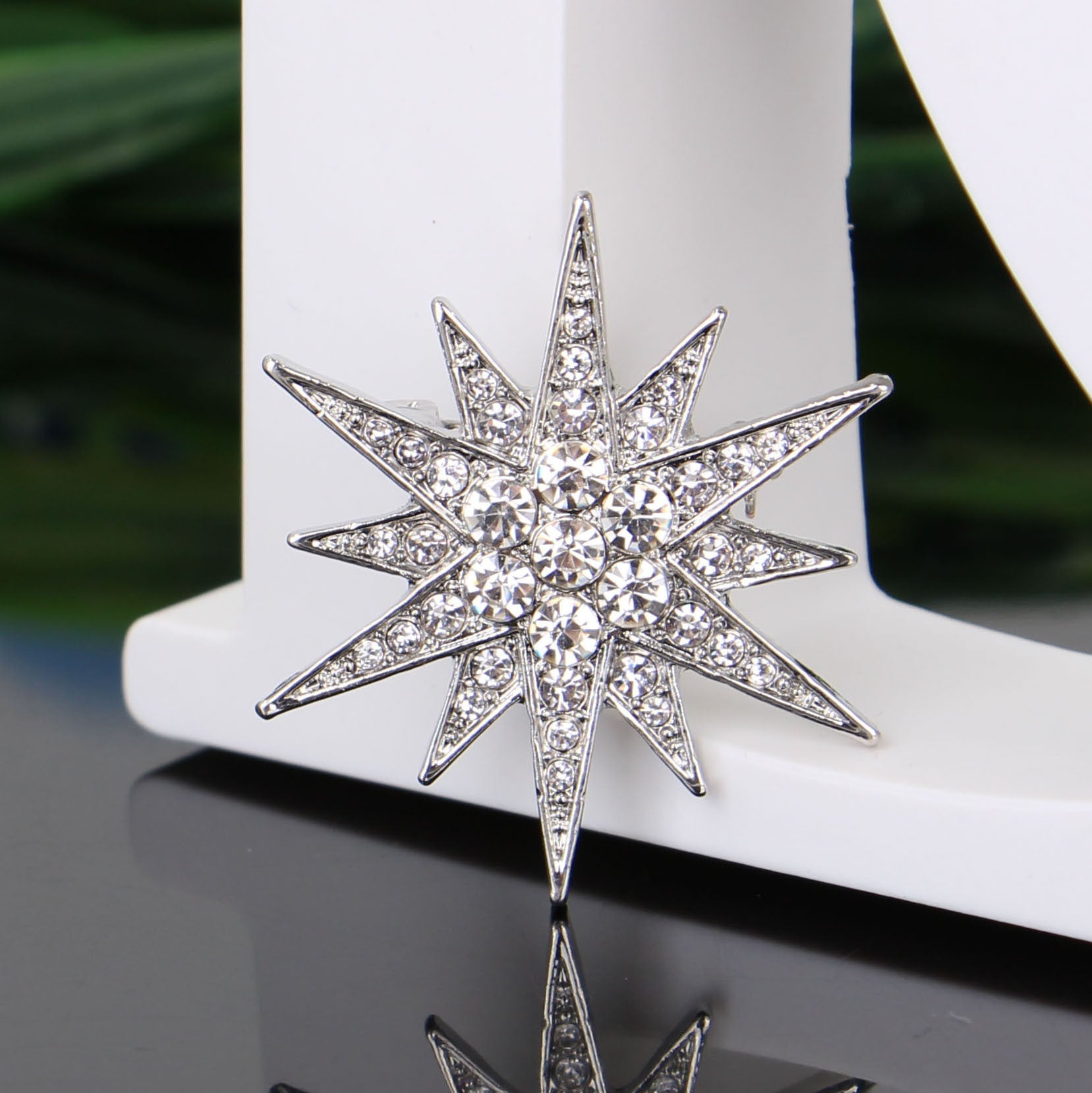 Diamond Fashion Cufflink Brooch Accessories