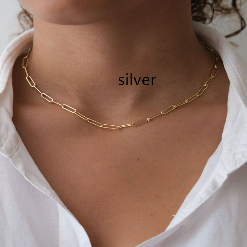 Schmuck Simple Persönlichkeit Kreative Einzellagen Damenhalskette