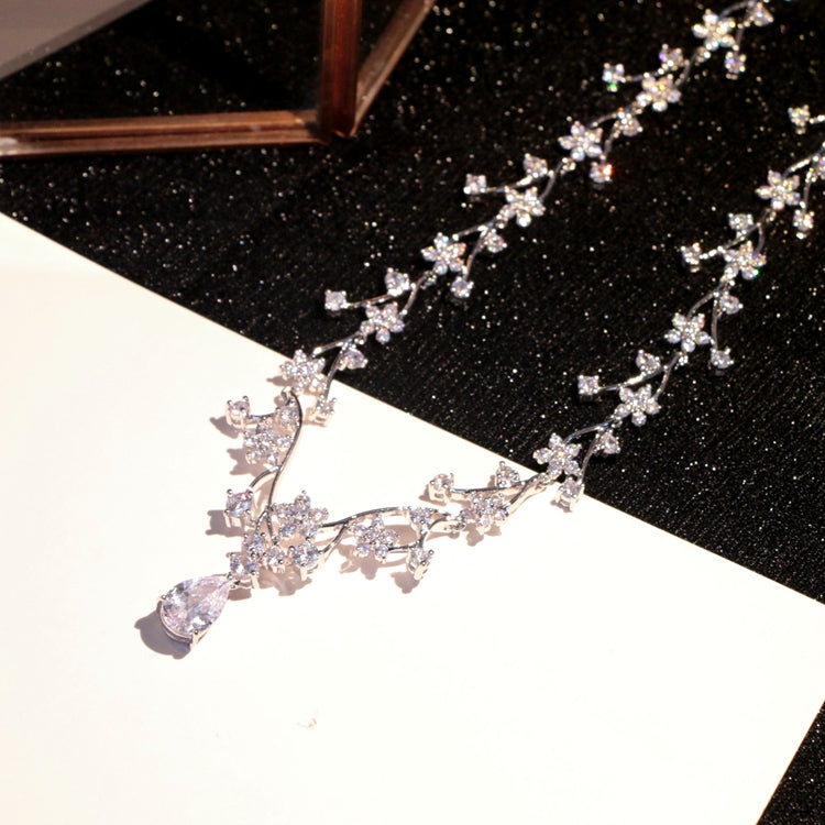 Ohrringe Brautknoten Hochzeitsschmuck Bankettkleid Schmuck