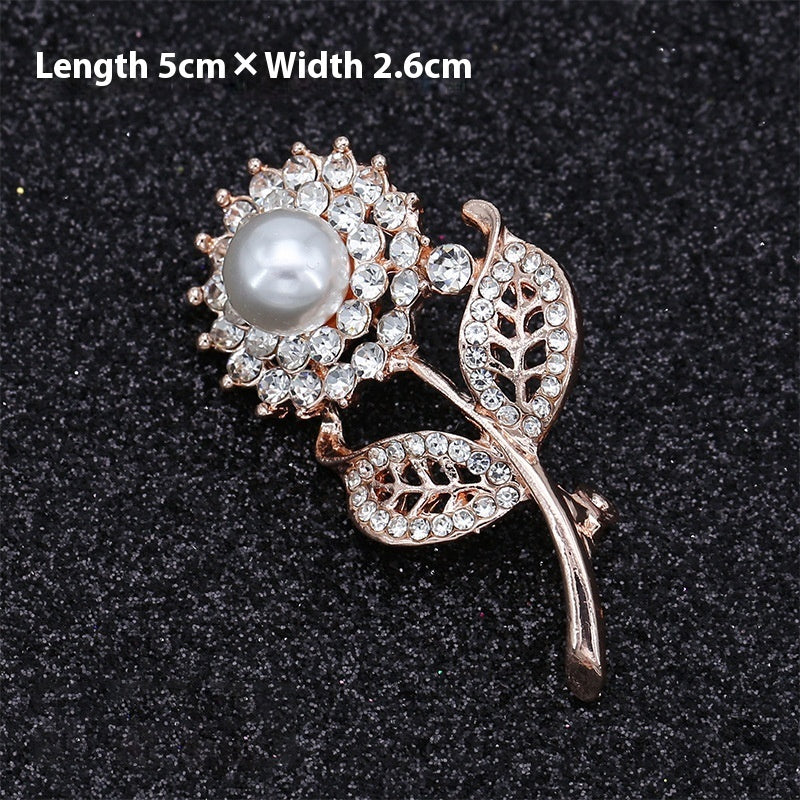 Accesorios Decorativos de Corsage para Ropa con Flores y Lazos