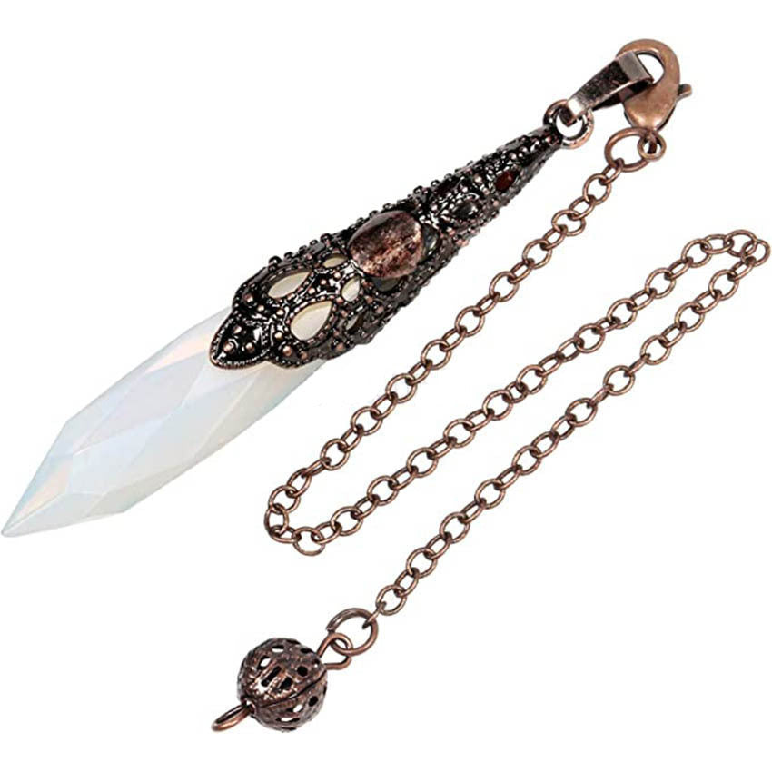 Anhänger aus natürlichem Diamantkristall in Säulenform