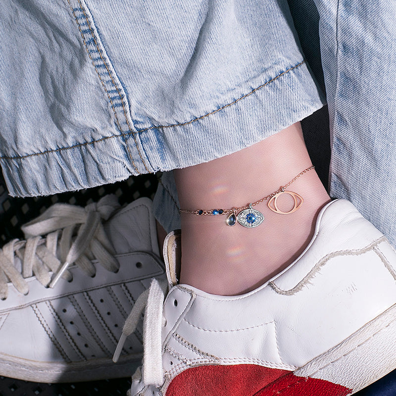 Tobillera MAL DE OJO Accesorios de mujer Personalidad sencilla