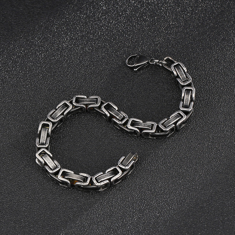 Casual All-match Stainless Steel Bracelet Personality