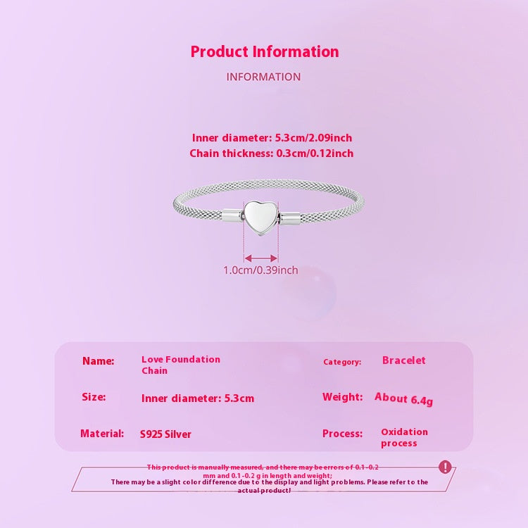 Heart Bracelet Valentine's Day Series Versatile High Sense